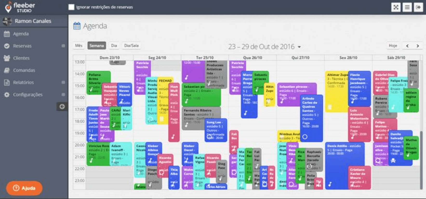 fleeber studio interface shown as selected product work.